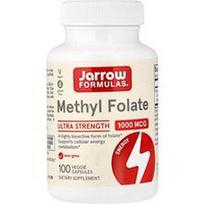 Jarrow Formulas, Metilo folatas, 1,000 mcg, 100 daržovių kapsulių
