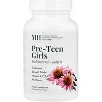 Michael's Health, Pre-Teen Girls, Multivitaminai, 120 vegetariškų tablečių