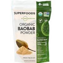 MRM Nutrition, Ekologiški baobabo milteliai, 8.5 uncijos (240 g)