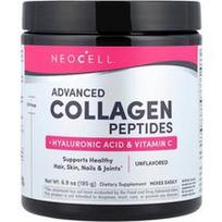 NeoCell, Pažangūs kolageno peptidai + hialurono rūgštis ir vitaminas C, be skonio, 6.9 uncijos (195 g)