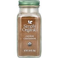 Simply Organic, Ceilono cinamonas, 2.08 uncijos (59 g)