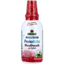 Nature's Answer, „PerioBrite®“, burnos skalavimo skystis su ksilitoliu ir cinamonu, 480 ml