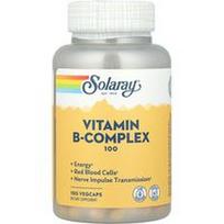 Solaray, Vitamino B kompleksas 100, 100 daržovių kapsulių