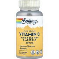 Solaray, Laiko atpalaidavimo vitaminas C, 100 daržovių kapsulių