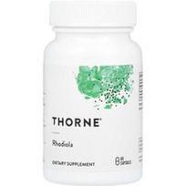 Thorne, Rodiola, 60 kapsulių (100 mg vienoje kapsulėje)