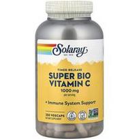 Solaray, Super Bio vitaminas C, laikino atpalaidavimo, 250 daržovių kapsulių