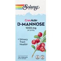 Solaray, CranActin® D-Mannose, 120 VegCaps