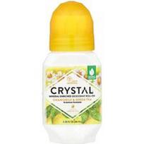 CRYSTAL, Mineralais praturtintas rutulinis dezodorantas su ramunėlėmis ir žaliąja arbata, 66 ml