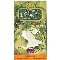 Dragon Herbs, „Spring Dragon Longevity Tea™“ arbata be kofeino, 20 arbatos pakelių, 40 g