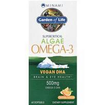 Minami Nutrition, Garden of Life®, dumblių omega-3, apelsinų skonio, 60 minkštųjų kapsulių
