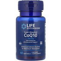 Life Extension, Superubichinolis CoQ10 su sustiprinta mitochondrijų parama, 100 mg, 60 minkštųjų kapsulių