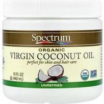 Spectrum Essentials, Organinis nerafinuotas kokosų aliejus, 443 ml