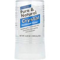Thai Deodorant Stone, Grynas ir natūralus, „Crystal Deodorant Stone™“ dezodorantas, bekvapis, 120 g