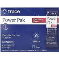 Trace, „PowerPak“, aviečių skonio, 30 pakelių po 0,22 uncijos (6,1 g)
