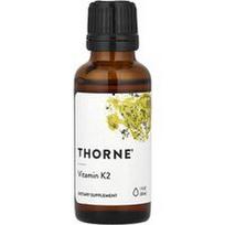 Thorne, Vitaminas K2, 30 ml (1 skysčio uncija)