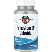 KAL, Kalio 99 chloridas, 99 mg, 100 tablečių