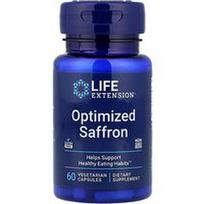 Life Extension, Optimizuotas šafranas, 60 vegetariškų kapsulių (78 mg vienoje kapsulėje)