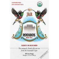 J&R Port Trading, Raudonoji arbata „Rooibos“, be kofeino, 40 arbatos pakelių, 100 g