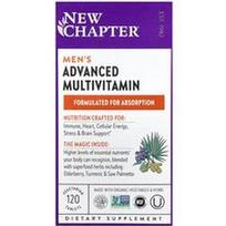 New Chapter, Pažangus multivitaminas vyrams, 120 vegetariškų tablečių