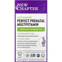 New Chapter, „Advanced Perfect Prenatal™“ multivitaminai, 192 vegetariškos tabletės