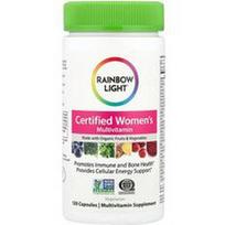 Rainbow Light, Sertifikuoti moterų multivitaminai, 120 kapsulių