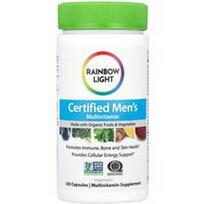 Rainbow Light, Sertifikuoti vyrų multivitaminai, 120 kapsulių
