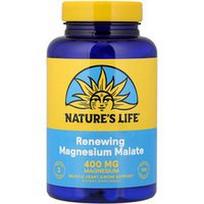 Nature's Life, Atsinaujinantis magnio malatas, 100 tablečių (200 mg vienoje tabletėje)