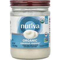 Nutiva, Organinė „Coconut Manna™“, tyras ir gardus kokosų sviestas, 425 g