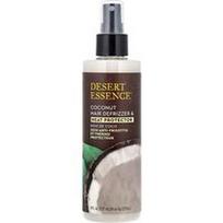 Desert Essence, Kokosų plaukų šalinimo ir apsaugos nuo karščio priemonė, 237 ml