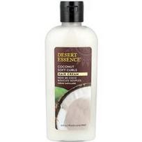Desert Essence, Kokosų minkštųjų garbanų plaukų kremas, 190 ml