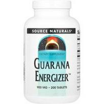 Source Naturals, Guarana Energizer™, 200 tablečių