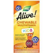 Nature's Way, Vaikai ®, Kramtomieji multivitaminai, 2+ amžiaus, Apelsinų ir uogų vaisiai, 120 kramtomųjų tablečių