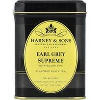 Harney & Sons, Juodoji arbata, Earl Grey Supreme su sidabriniais antgaliais, 4 oz (112 g)