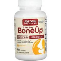 Jarrow Formulas, BoneUp 3 per dieną, 1 000 mg, 90 kapsulių