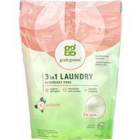 Grab Green, 3 viename skalbimo miltelių kapsulės, Gardenia, 24 skalbimai, 384 g