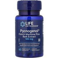 Life Extension, Pycnogenol®, prancūziškos pajūrinės pušies žievės ekstraktas, 100 mg, 60 vegetariškų kapsulių