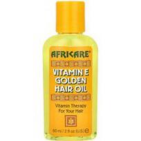 Cococare, Africare®, Vitamino E auksinis plaukų aliejus, 2 fl oz (60 ml)