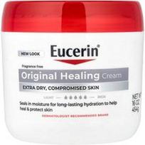Eucerin, Originalus gydomasis kremas, itin sausa, pažeista oda, be kvapiųjų medžiagų, 16 oz (454 g)