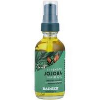 Badger, Jojobos plaukų aliejus, rozmarinas ir arbatmedis, 2 fl oz (59.1 ml)