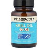 Dr. Mercola, Krilių aliejus vaikams, 60 kapsulių