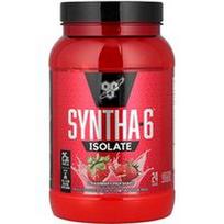 BSN, Syntha-6® Isolate, baltymų miltelių gėrimų mišinys, braškių pieno kokteilis, 2,01 svaro (912 g)