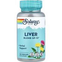 Solaray, Kepenų mišinys SP-13™, 100 VegCaps