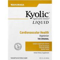 Kyolic, Sendinto česnako ekstrakto™ skystis, 2 buteliukai po 60 ml (2 skysčio uncijos)