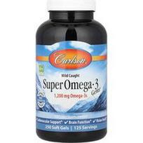 Carlson, Laukinėje gamtoje sugautos „Super Omega-3 Gems®“, 250 minkštųjų kapsulių