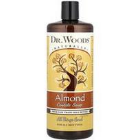 Dr. Woods, Migdolų ir Kastilijos muilas su sąžiningos prekybos taukmedžio sviestu, 946 ml