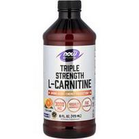 NOW Foods, Sportinis, L-karnitinas, trigubo stiprumo, citrusinių vaisių, 473 ml (16 skysčio uncijų)