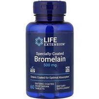 Life Extension, Bromelainas, specialiai padengtas, 60 vegetariškų tablečių su žarnyne tirpstančia danga