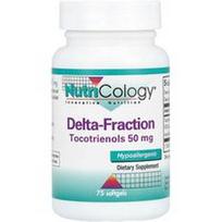 Nutricology, Delta frakcija, tokotrienoliai, 75 minkštos kapsulės (50 mg vienoje minkštoje kapsulėje)