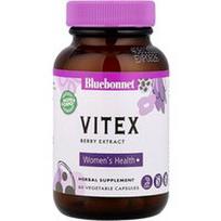 Bluebonnet Nutrition, Vitex uogų ekstraktas, 60 daržovių kapsulių (225 mg vienoje kapsulėje)