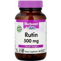 Bluebonnet Nutrition, Rutinas, 500 mg, 50 augalinių kapsulių